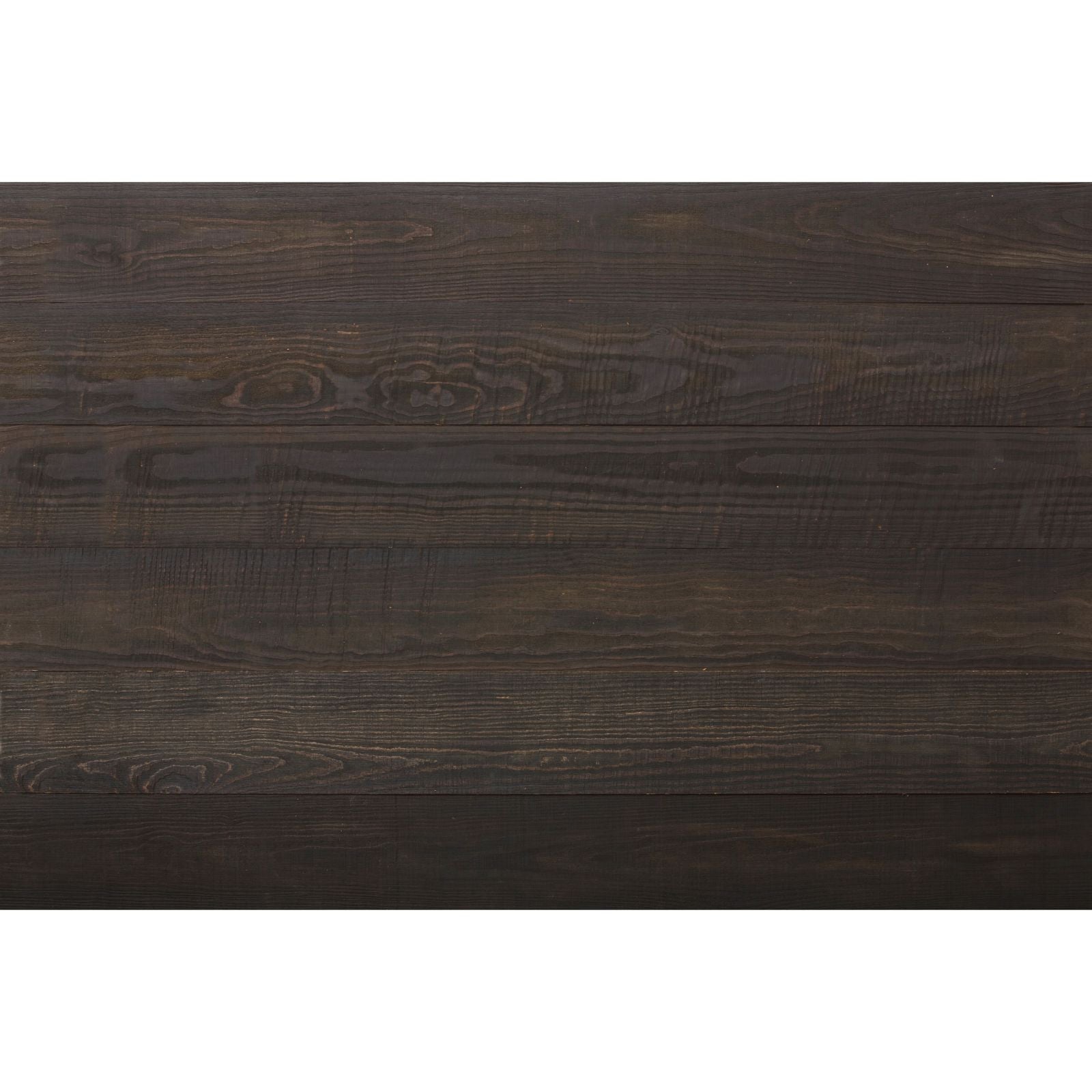 5" x 48" Thermo Treated Black Wood Large Wall Plank Set