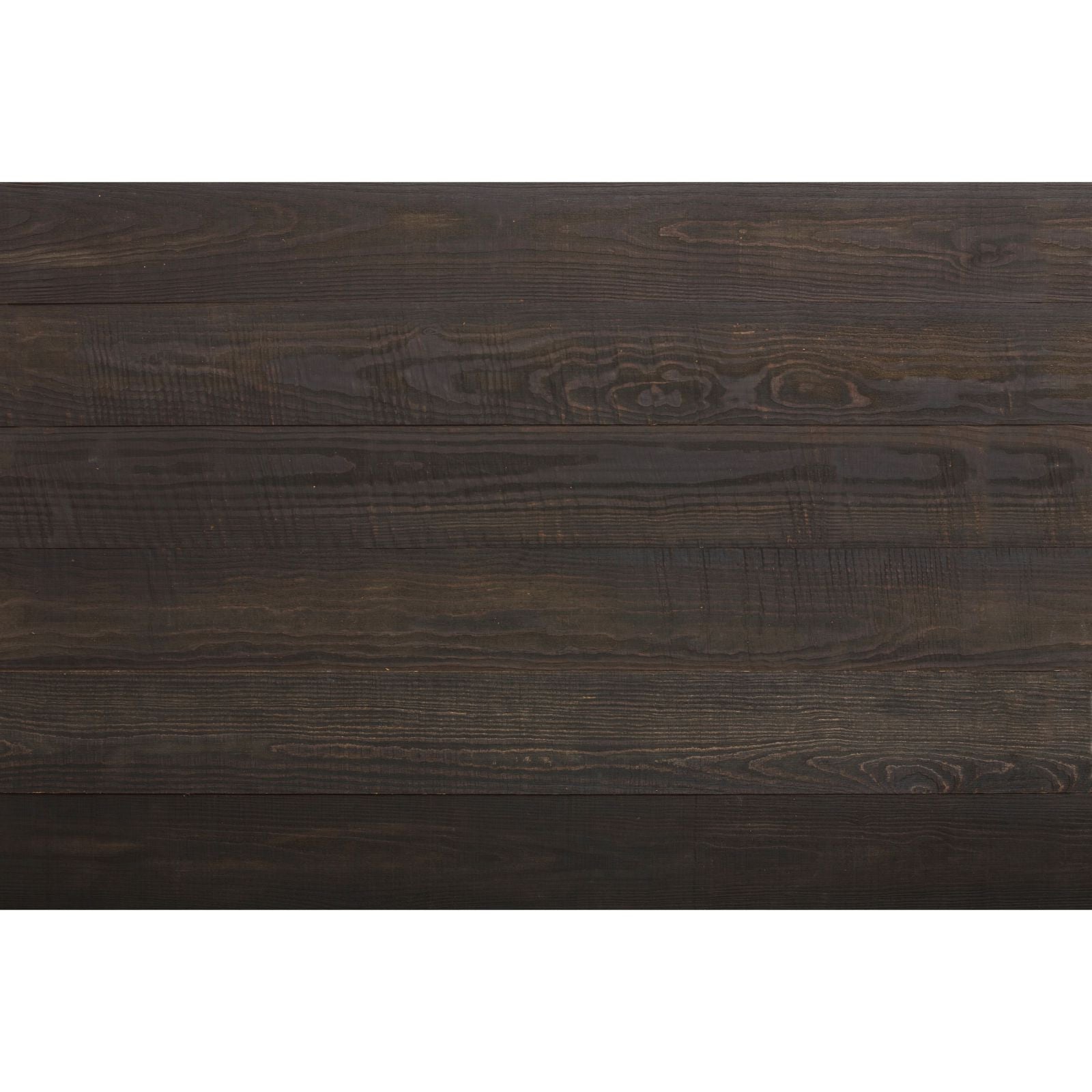 5" x 48" Thermo Treated Black Wood Large Wall Plank Set