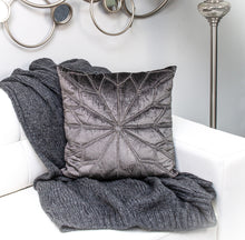 Lolu Gray Throw Pillow