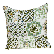 22 X 22 Off White Zippered 100% Cotton Throw Pillow