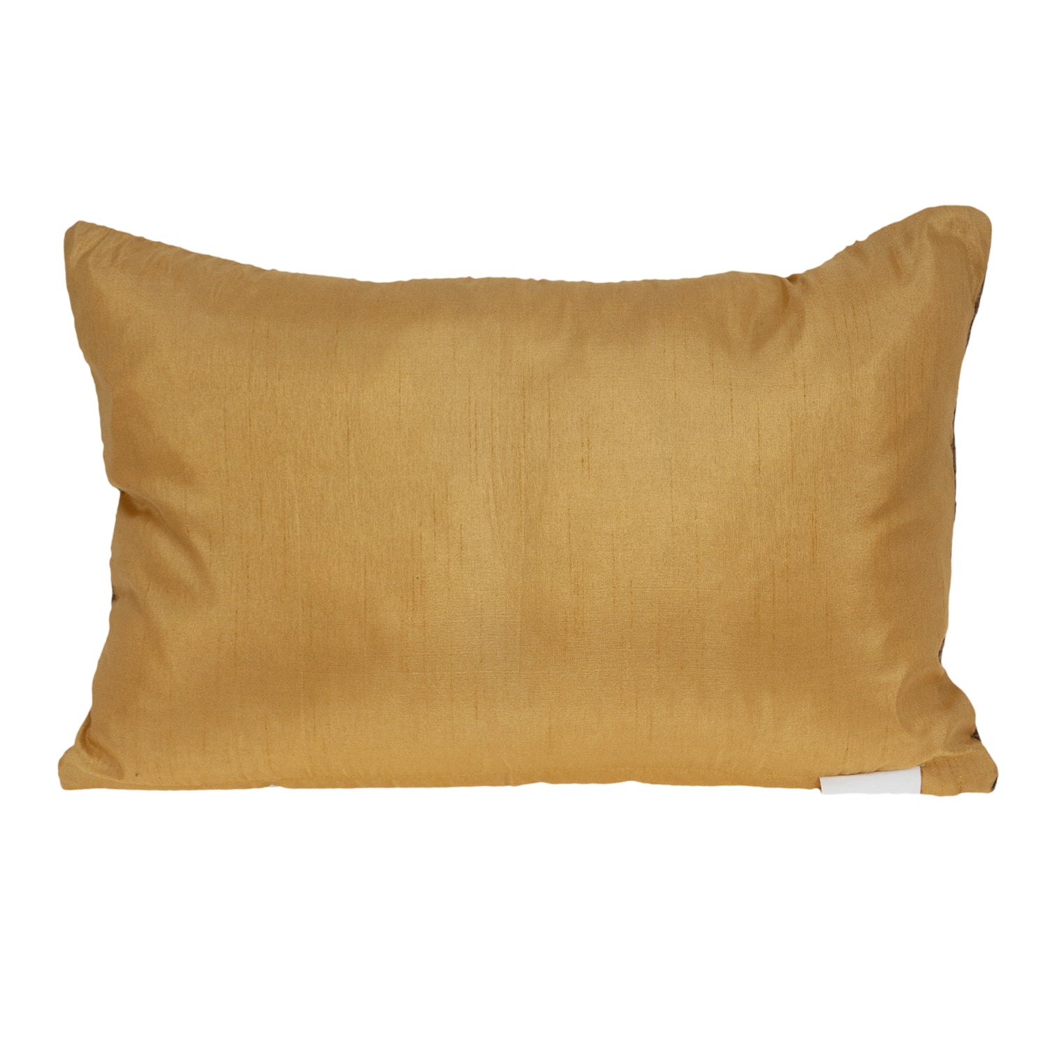 14 X 20 Beige Zippered 100% Cotton Throw Pillow