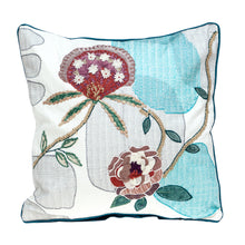 18 X 18 White Zippered 100% Cotton Throw Pillow