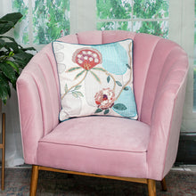 18 X 18 White Zippered 100% Cotton Throw Pillow