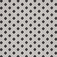 12' X 15' Black And White Gingham Non Skid Indoor Outdoor Area Rug