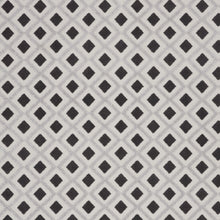 9' X 12' Black And White Gingham Non Skid Indoor Outdoor Area Rug