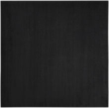 9' X 9' Black Square Non Skid Indoor Outdoor Area Rug