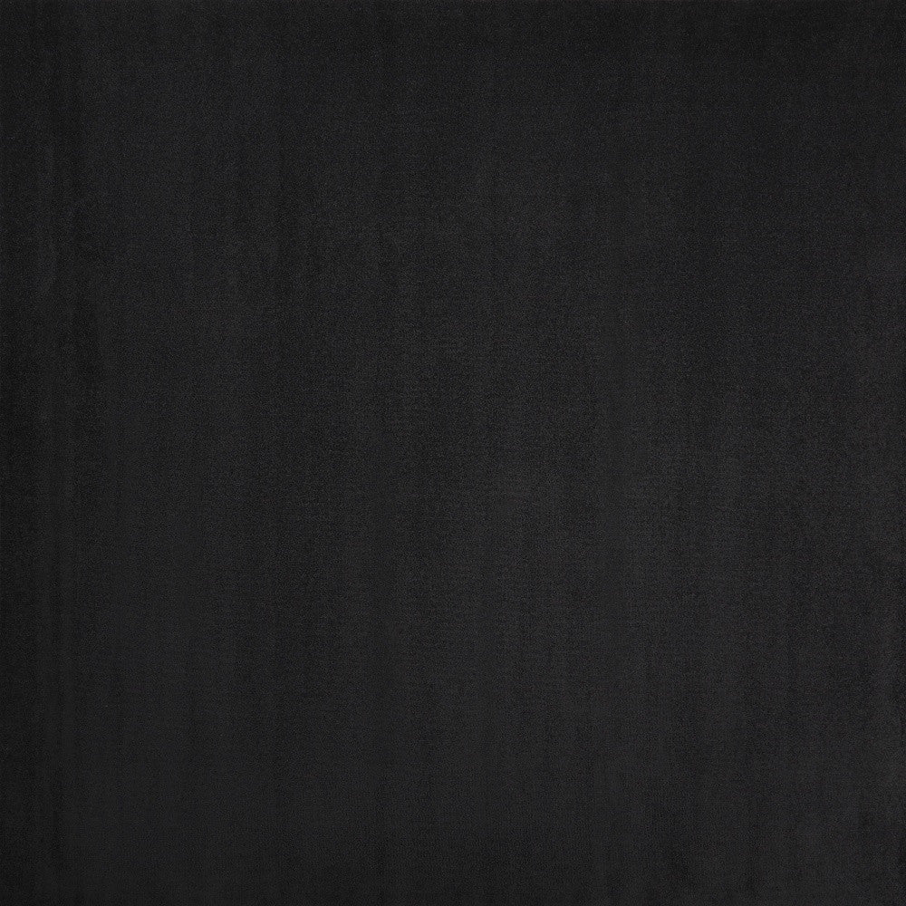 9' X 9' Black Square Non Skid Indoor Outdoor Area Rug