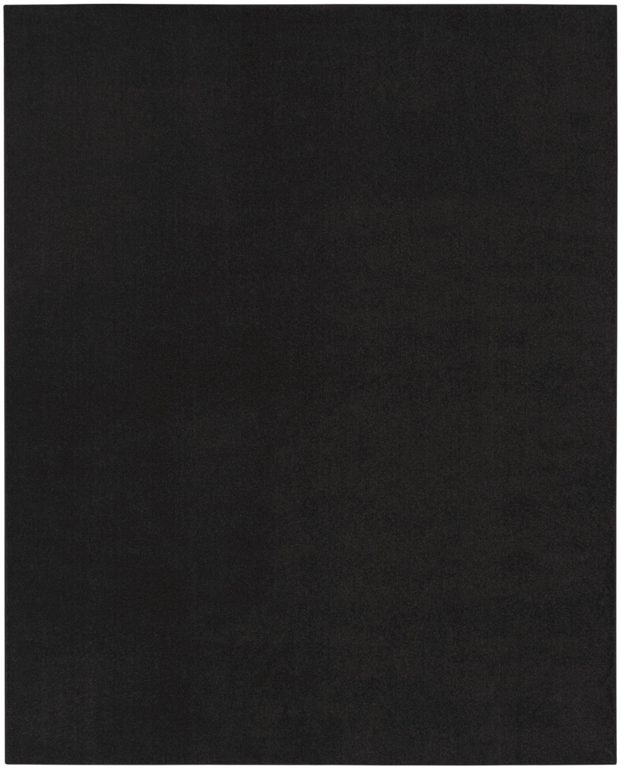 9' X 12' Black Non Skid Indoor Outdoor Area Rug