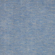10' X 14' Blue And Grey Striped Non Skid Indoor Outdoor Area Rug
