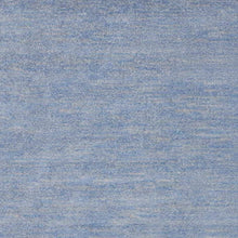 7' X 7' Blue And Grey Square Striped Non Skid Indoor Outdoor Area Rug