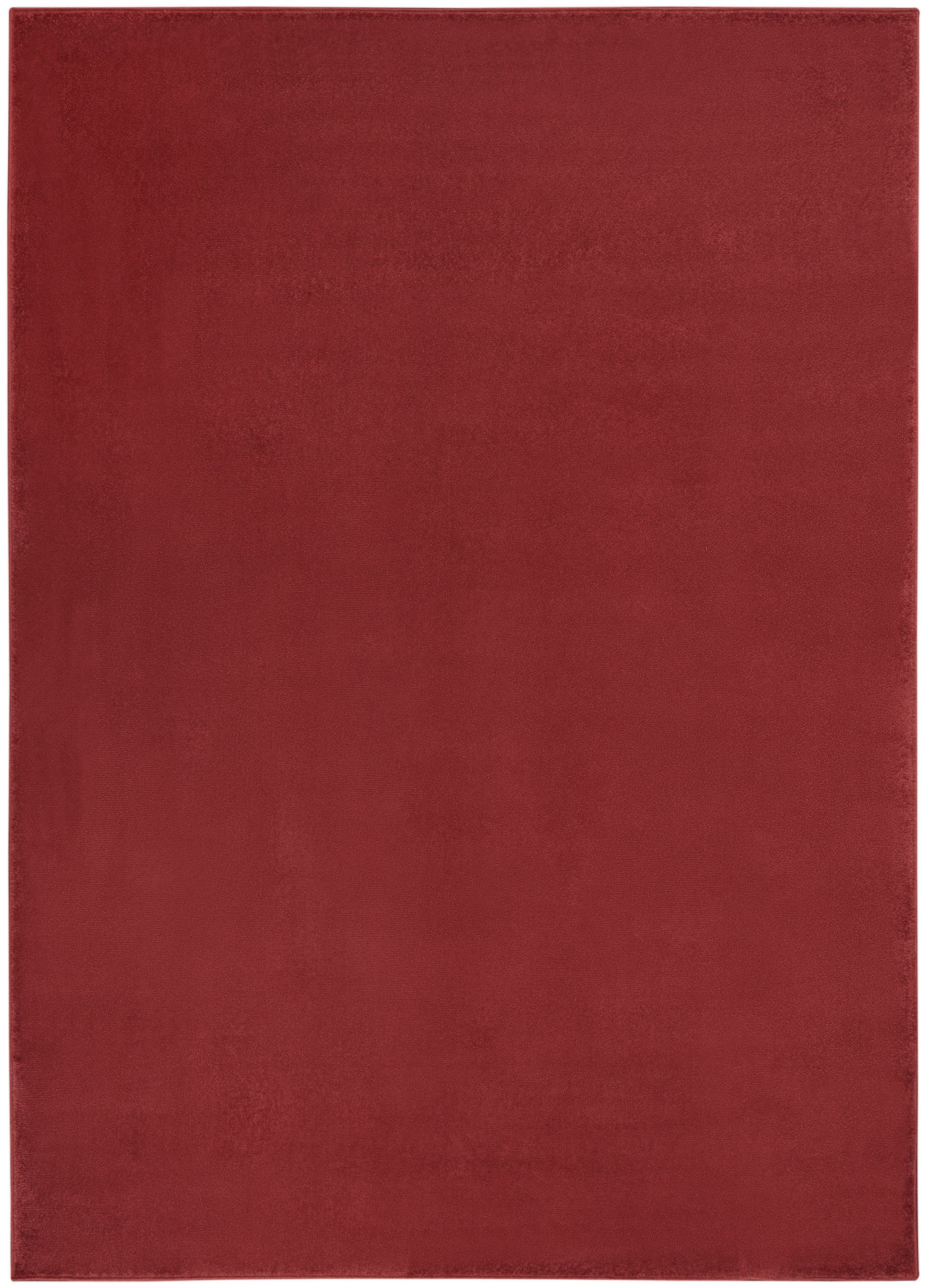 6' X 9' Brick Red Non Skid Indoor Outdoor Area Rug