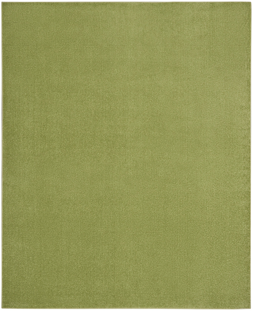 7' X 10' Green Non Skid Indoor Outdoor Area Rug