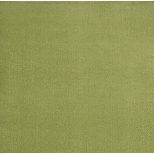 9' X 9' Green Square Non Skid Indoor Outdoor Area Rug