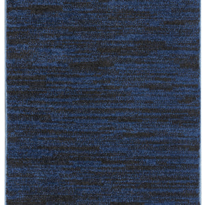 2' X 6' Midnight Blue Non Skid Indoor Outdoor Runner Rug