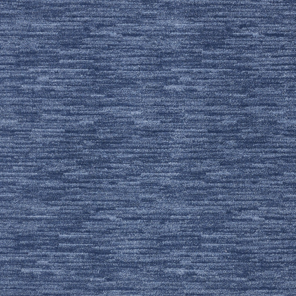 7' X 7' Navy Blue Square Non Skid Indoor Outdoor Area Rug