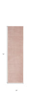 2' X 6' Pink Non Skid Indoor Outdoor Runner Rug