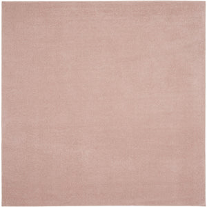 7' X 7' Pink Square Non Skid Indoor Outdoor Area Rug