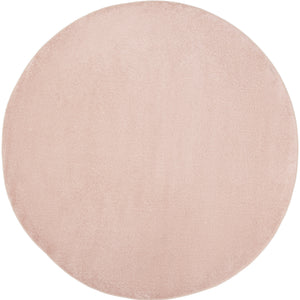 8' X 8' Pink Round Non Skid Indoor Outdoor Area Rug