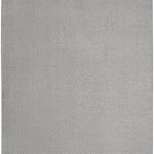 Silver Grey Non Skid Indoor Outdoor Area Rug - 10' x 14'