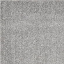 Silver Grey Non Skid Indoor Outdoor Runner Rug 2' X 10'