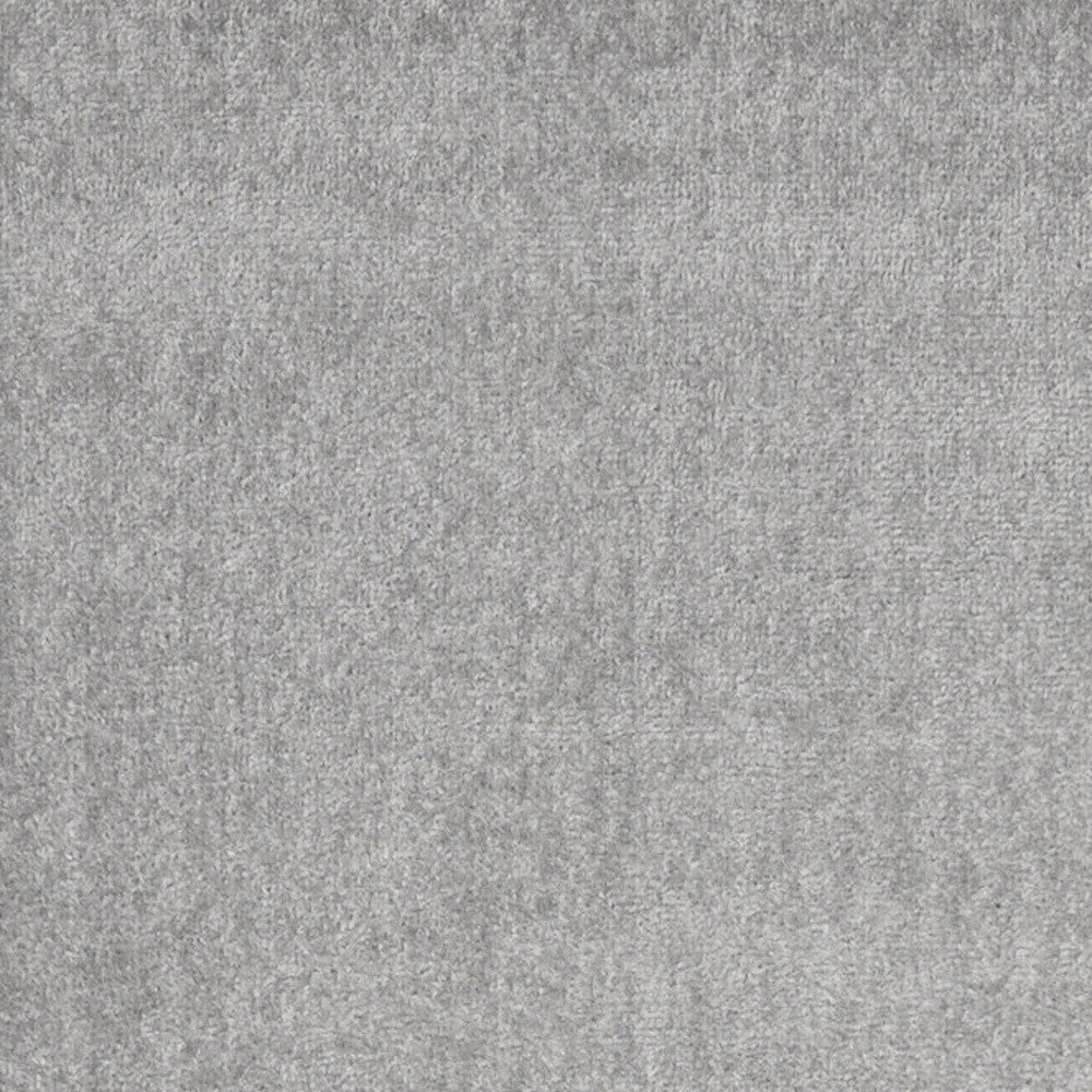 Silver Grey Non Skid Indoor Outdoor Runner Rug 2' X 8'