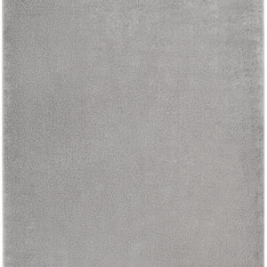 6' X 9' Silver Grey Indoor Outdoor Area Rug