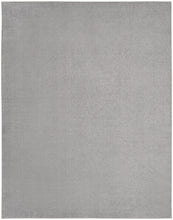 7' X 10' Silver Grey Non Skid Indoor Outdoor Area Rug