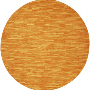 8' X 8' Sunburst Round Non Skid Indoor Outdoor Area Rug
