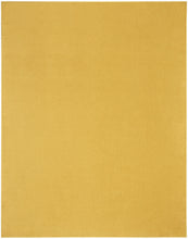 10' X 14' Yellow Non Skid Indoor Outdoor Area Rug