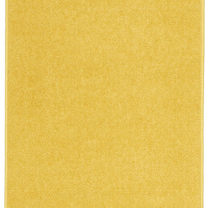 2' X 10' Yellow Non Skid Indoor Outdoor Runner Rug