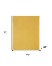 8' X 10' Yellow Non Skid Indoor Outdoor Area Rug