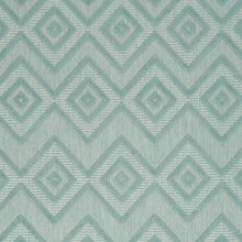 6' X 9' Aqua And Teal Argyle Indoor Outdoor Area Rug