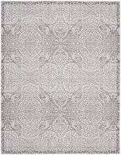 8' X 10' Stone Damask Distressed Washable Area Rug