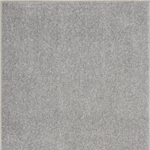 Silver Grey Non Skid Indoor Outdoor Runner Rug 2' X 4'