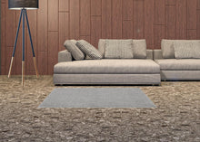 Silver Grey Non Skid Indoor Outdoor Runner Rug 2' X 4'