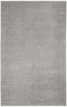 3' X 5' Silver Grey Non Skid Indoor Outdoor Area Rug