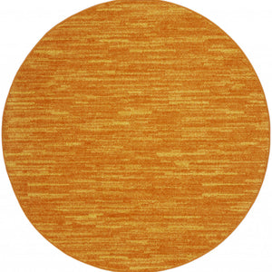4' X 4' Sunburst Round Non Skid Indoor Outdoor Area Rug