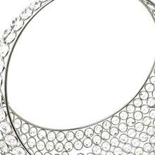 Silver and Faux Crystal Bling Ring Basket 13
