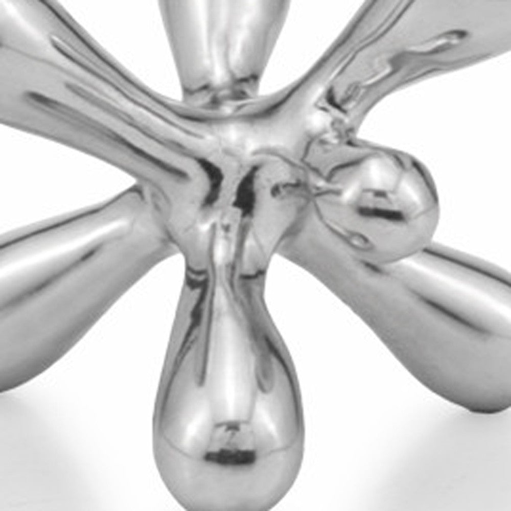 3" Silver Metal Decorative Jack