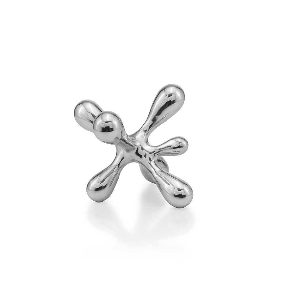 5" Silver Metal Decorative Jack