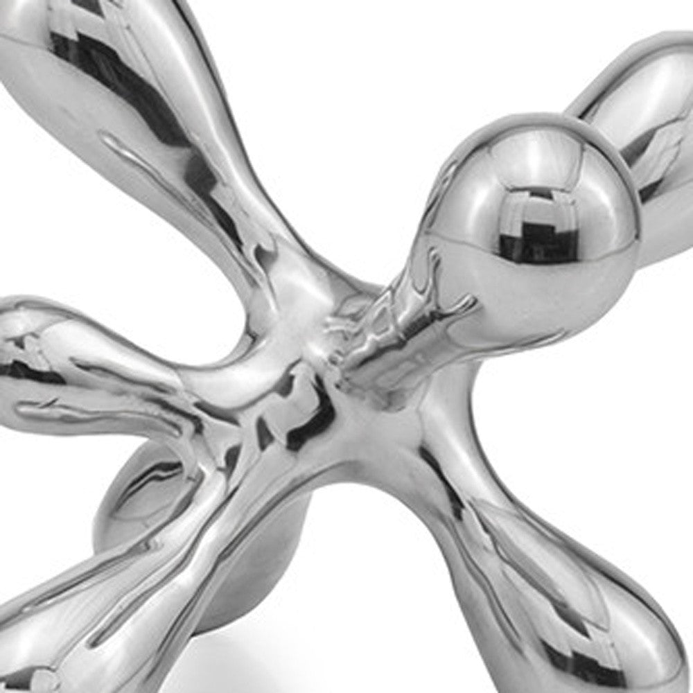 5" Silver Metal Decorative Jack