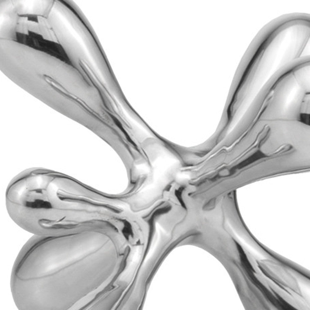 9" Silver Metal Decorative Jack