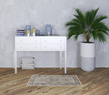 Ivory And Grey Oriental Non Skid Area Rug 2' X 4'