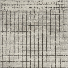 3' X 5' Ivory And Grey Abstract Power Loom Distressed Non Skid Area Rug