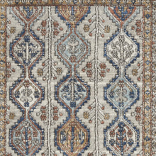 3' X 5' Grey Southwestern Power Loom Non Skid Area Rug