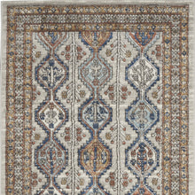 3' X 5' Grey Southwestern Power Loom Non Skid Area Rug