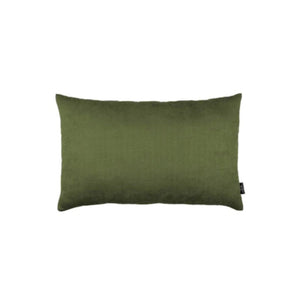 Set Of Two 12" X 20" Fern Green Zippered Polyester Lumbar Pillow Cover