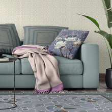 18 英寸 X 18 英寸深綠色和灰色玫瑰和蝴蝶絨面革抱枕