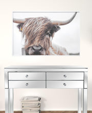 Highland Cow White Picture Frame Photograph Wall Art