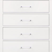 White Solid Wood Five Drawer Chest with LED Lighting 16